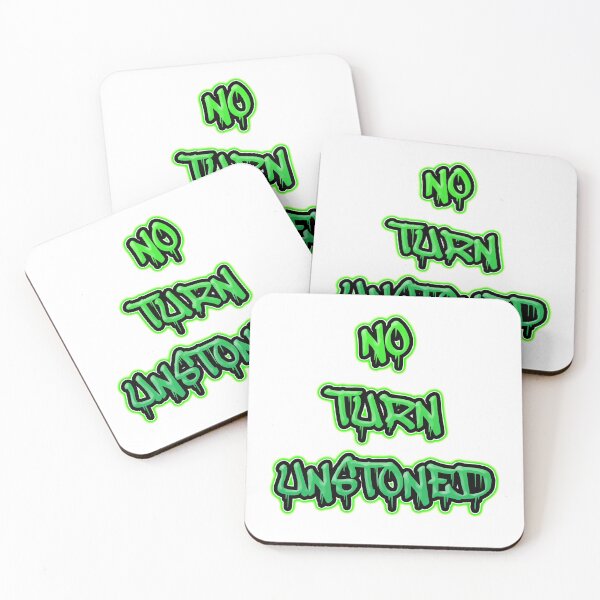 Item preview, No Turn Unstoned Grafiti Drip Design designed and sold by Wanderlust Designs.