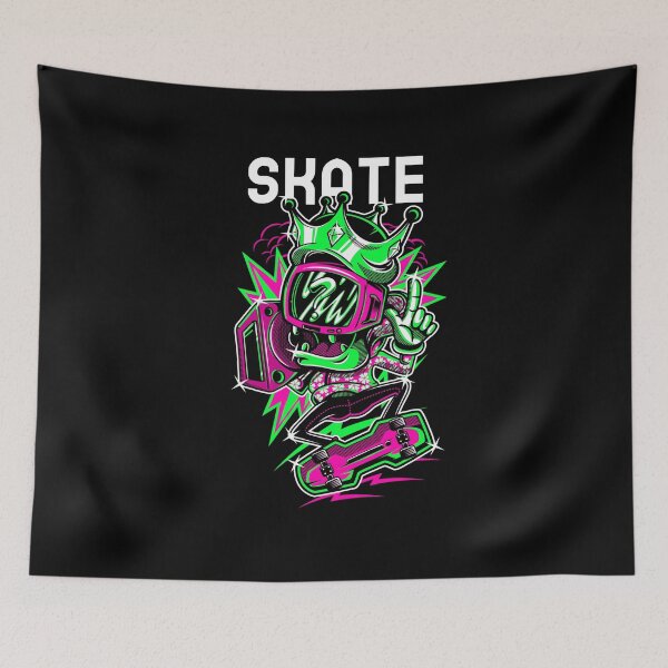 Item preview, Skater Skeleton designed and sold by Drugaya.