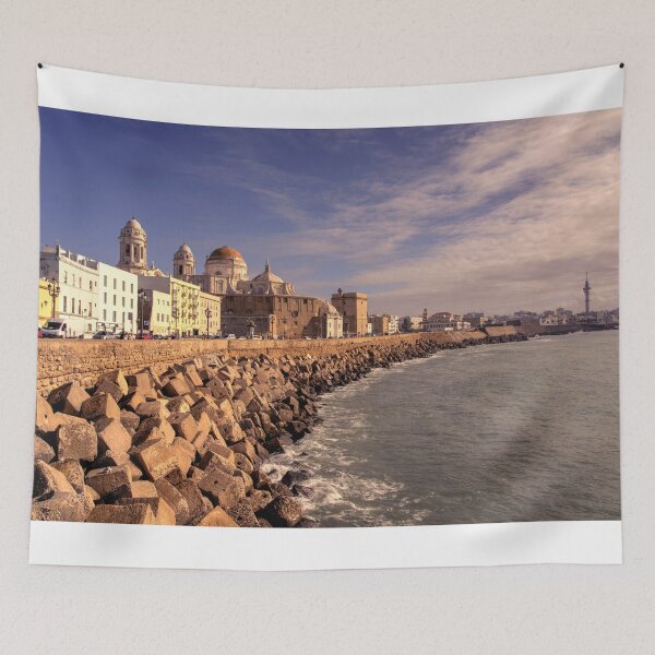 Item preview, Cadiz Cathedral Seascape designed and sold by hawkie.