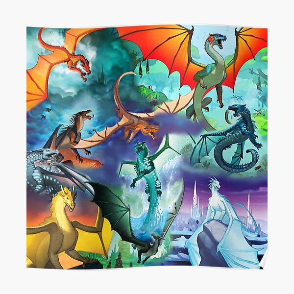 Wings of fire all dragon Series Poster