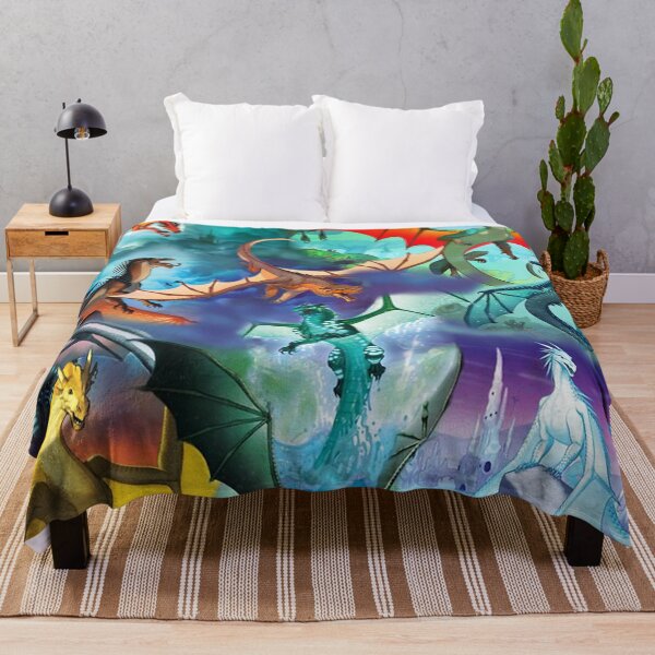 Wings of fire all dragon Series Throw Blanket
