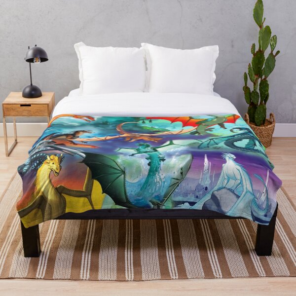 Wings of fire all dragon Series Throw Blanket