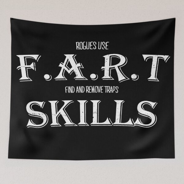 Item preview, D&D Rogues use F.A.R.T. Skills designed and sold by kuenzicreative.