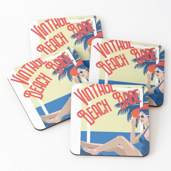Item preview, Vintage Beach Babe designed and sold by Shipwrecked2020.