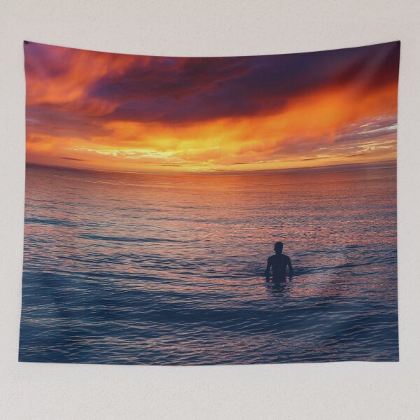 Item preview, Sunset swim  designed and sold by Annie Nader.