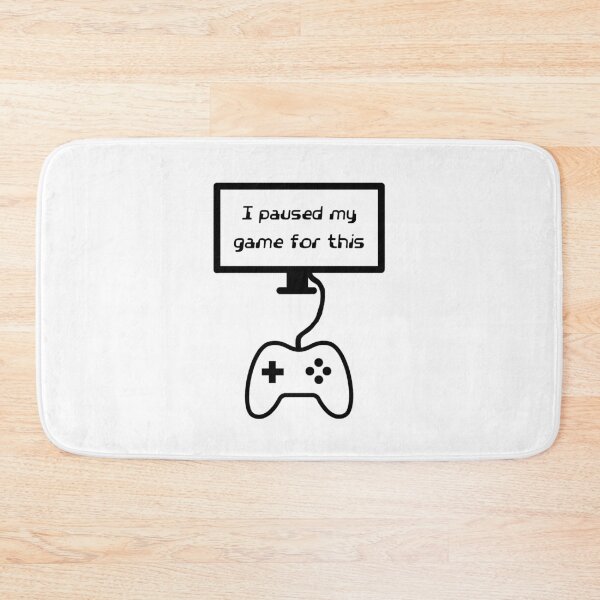 Item preview, Paused Game- For Video Game designed and sold by Ella's  Doodles And Designs.