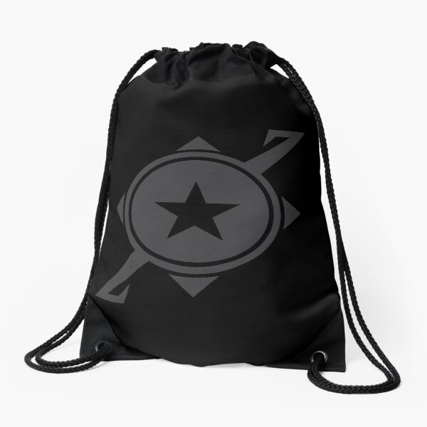 Galaxina Planet Logo - Dark Grey Drawstring Bag