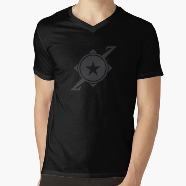 Galaxina Planet Logo - Dark Grey V-Neck T-Shirt
