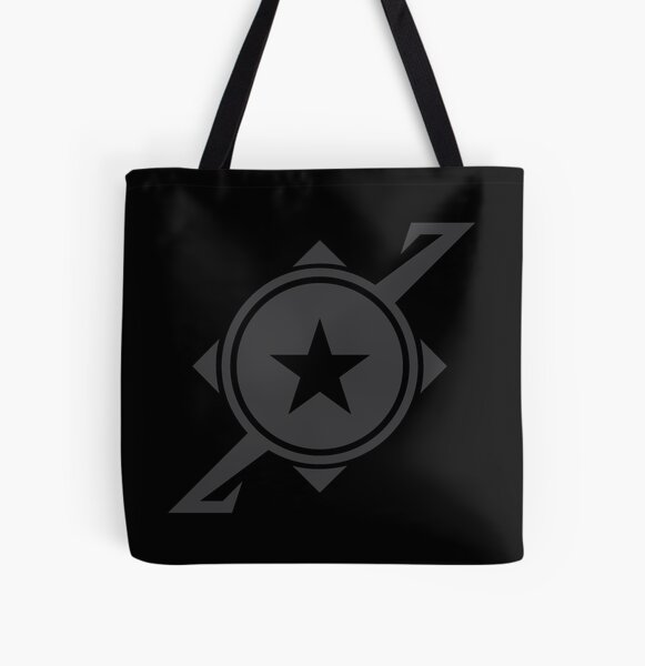Galaxina Planet Logo - Dark Grey All Over Print Tote Bag