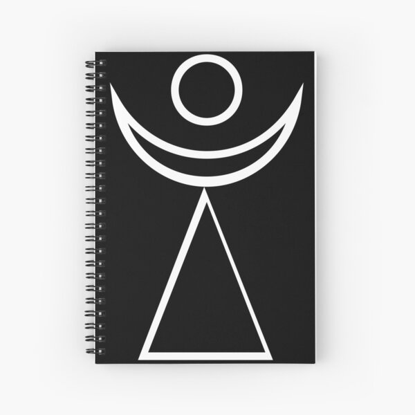 Ancient Sacred Symbol Spiral Notebook