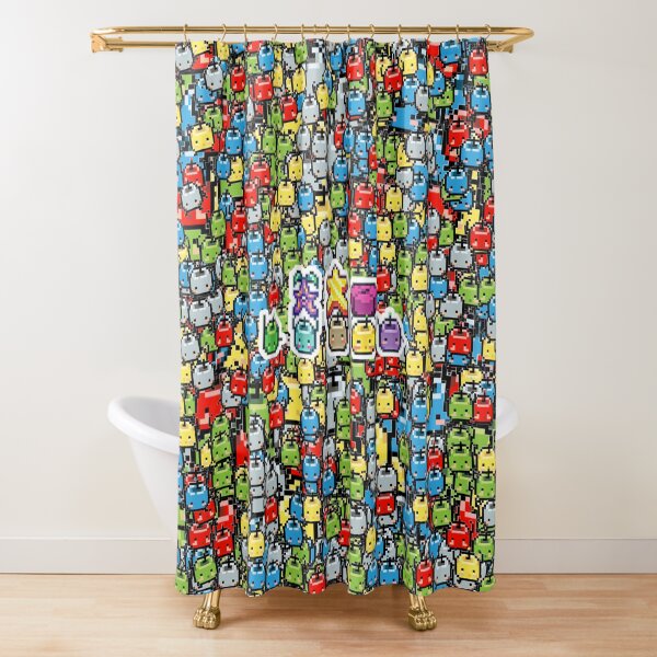 "Stardew valley junimo all over print " Shower Curtain for Sale by