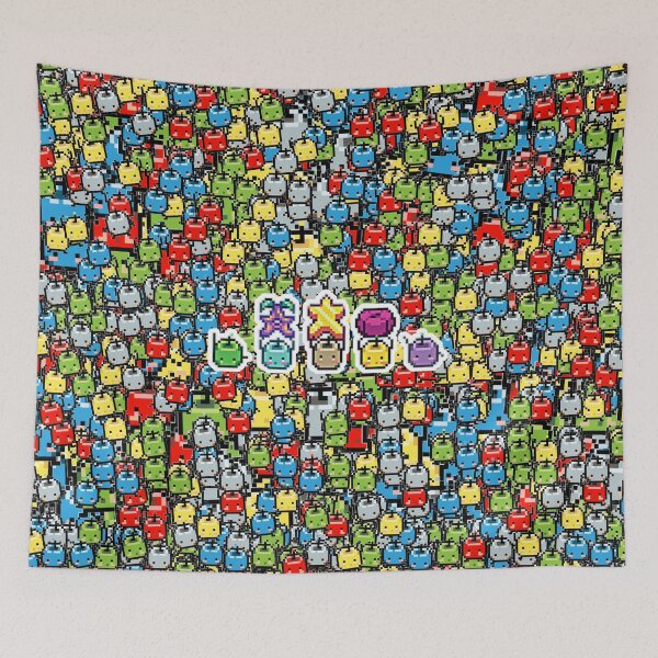 Item preview, Stardew valley junimo all over print  designed and sold by jellyrelish.