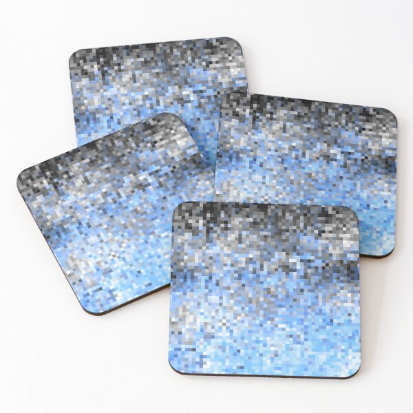 Item preview, Blue Gray Digital Ombre designed and sold by 2sweetsDesign.