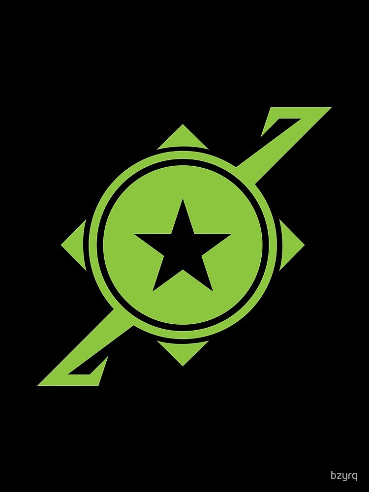 Galaxina Planet Logo - Lime Green by bzyrq