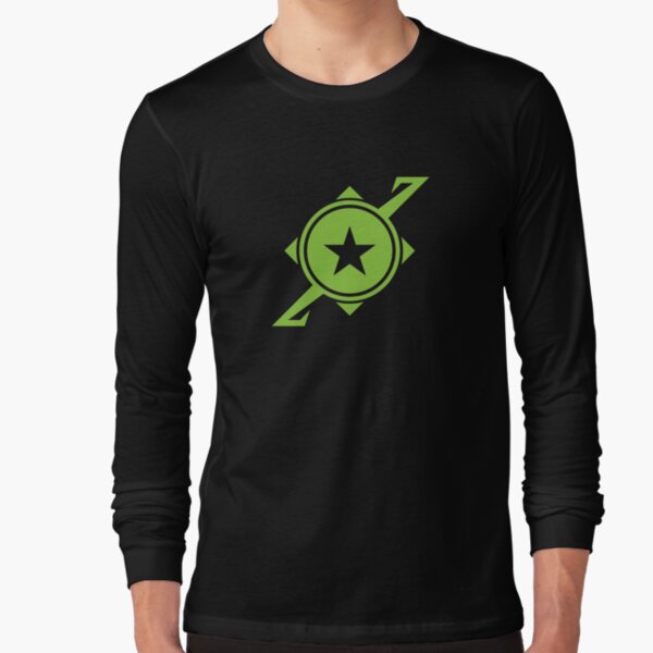 Galaxina Planet Logo - Lime Green Long Sleeve T-Shirt
