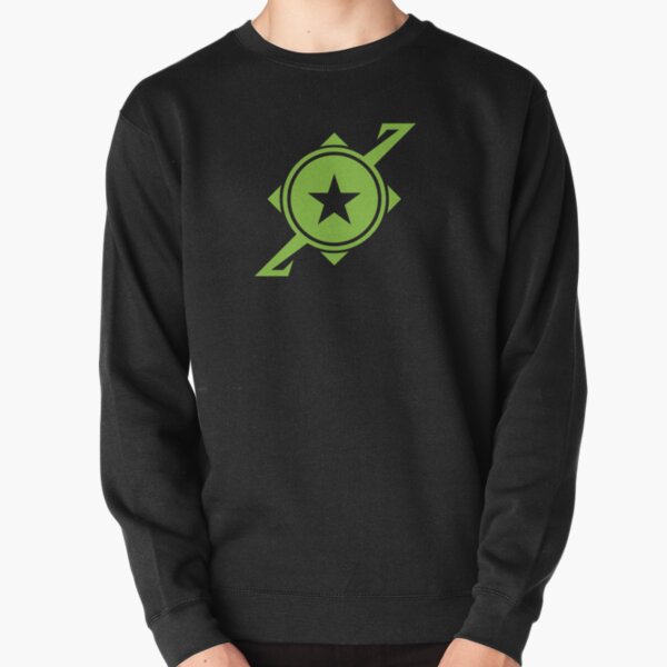 Galaxina Planet Logo - Lime Green Pullover Sweatshirt