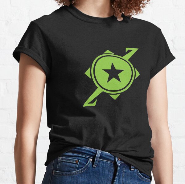Galaxina Planet Logo - Lime Green Classic T-Shirt