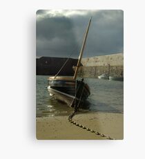 Black Gold Metal Print