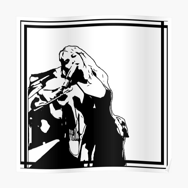 Stevie silhouette Poster