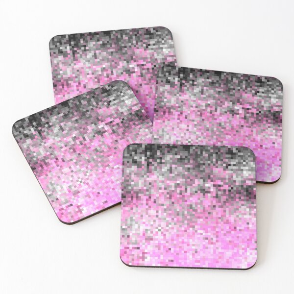 Item preview, Pink Gray Digtal Ombre designed and sold by 2sweetsDesign.