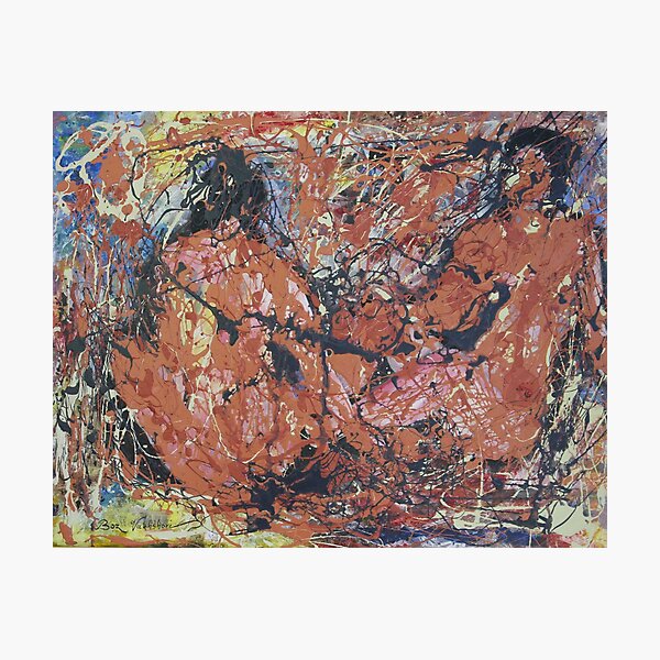 Nude Lovers Photographic Print