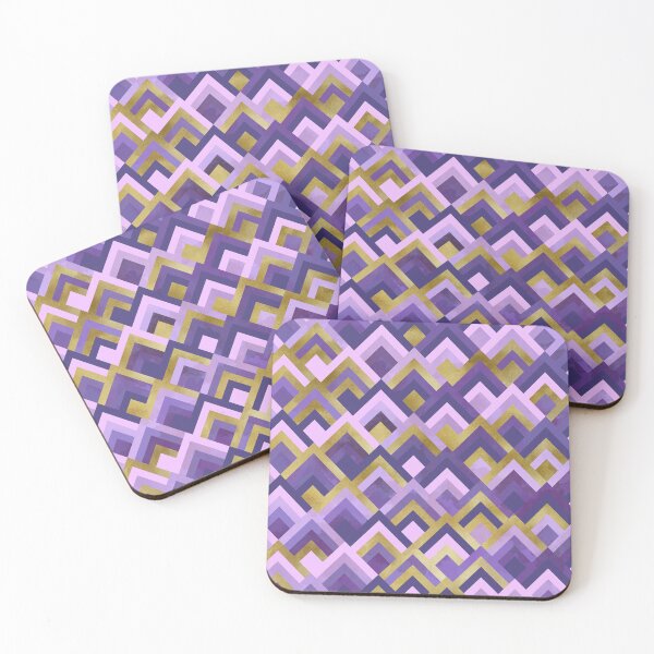 Item preview, Golden Mountains Purple designed and sold by Wildwooddragon.