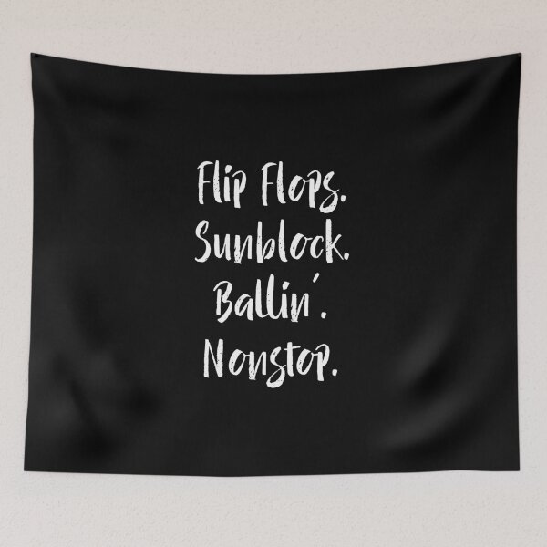 Item preview, Flip Flops Sunblock Ballin' Nonstop Softball design designed and sold by nikkidawn74.