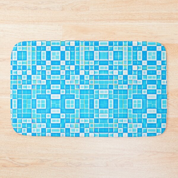 Item preview, Vibrant Blue Digital Mosaic designed and sold by 2sweetsDesign.