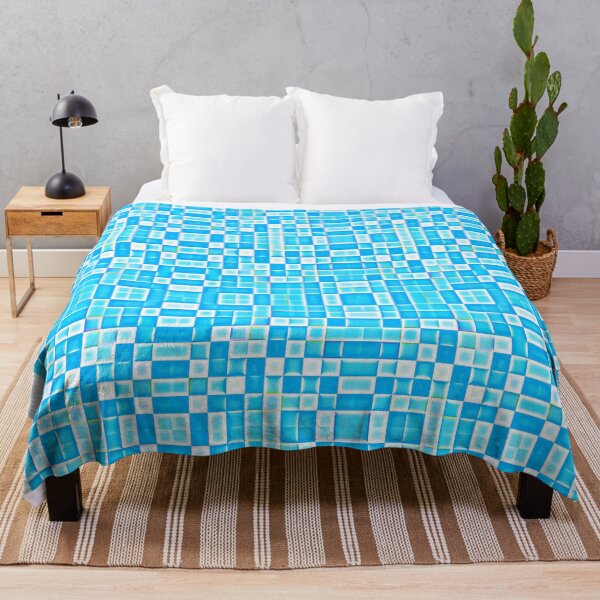 Item preview, Vibrant Blue Digital Mosaic designed and sold by 2sweetsDesign.