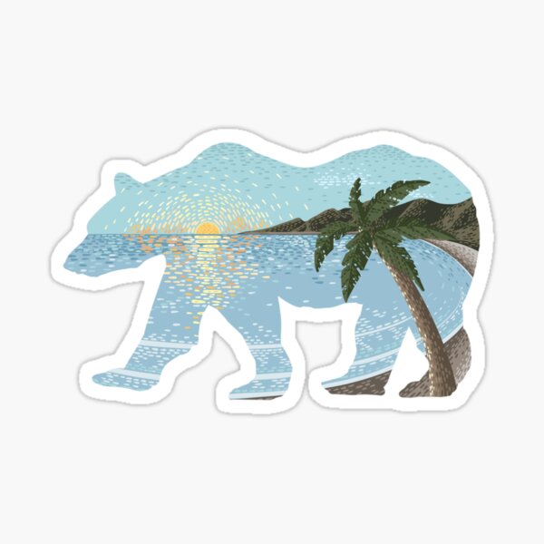 California Bear Sticker