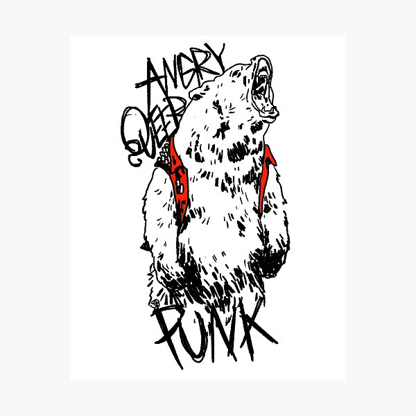 Mad Bear Wall Art Redbubble - naked hamster roblox