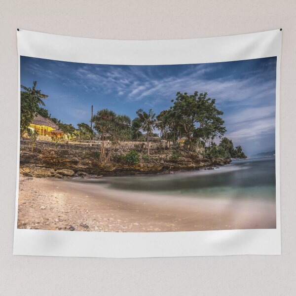 Item preview, Moonlit Beach beneath the Super Moon designed and sold by JohnKarmouche.