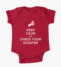 Keep Calm & Check Your Scouter Baby Body Kurzarm