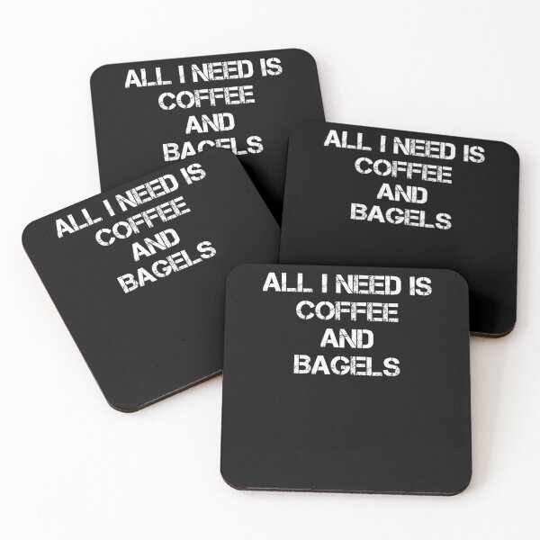 Item preview, All I Need Is Coffee And Bagels - Coffee Addict - Coffee - Coffee T - Coffee Drinker - Coffee Drinker Gift designed and sold by Rainwater Merch.
