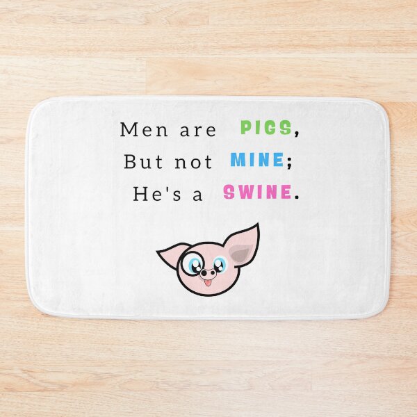Item preview, Men are SWINE (Black text) designed and sold by IntuitiveNZ.