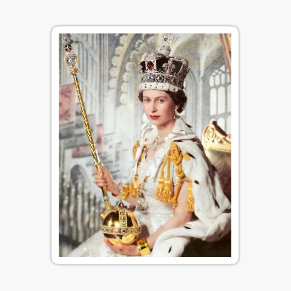 Bijoux de la couronne de la reine Elizabeth Sticker