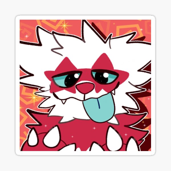 Shiny Galarian Zigzagoon Sticker By Dreamypastel9 Redbubble