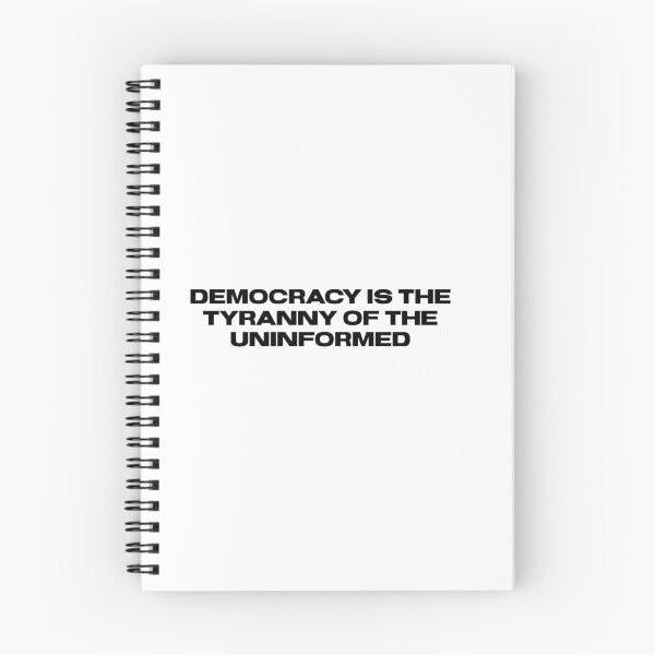 Item preview, Democracy is the tyranny of the uninformed designed and sold by flying-flamingo.