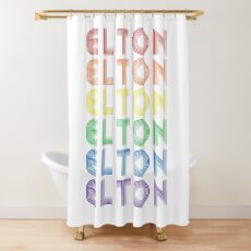 Elton John Shower Curtains Redbubble