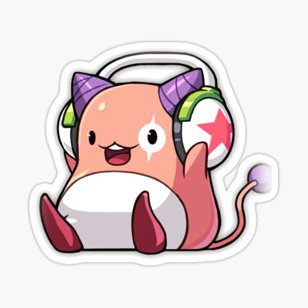 "Maplestory Pink bean" Sticker for Sale by azuraranger Redbubble