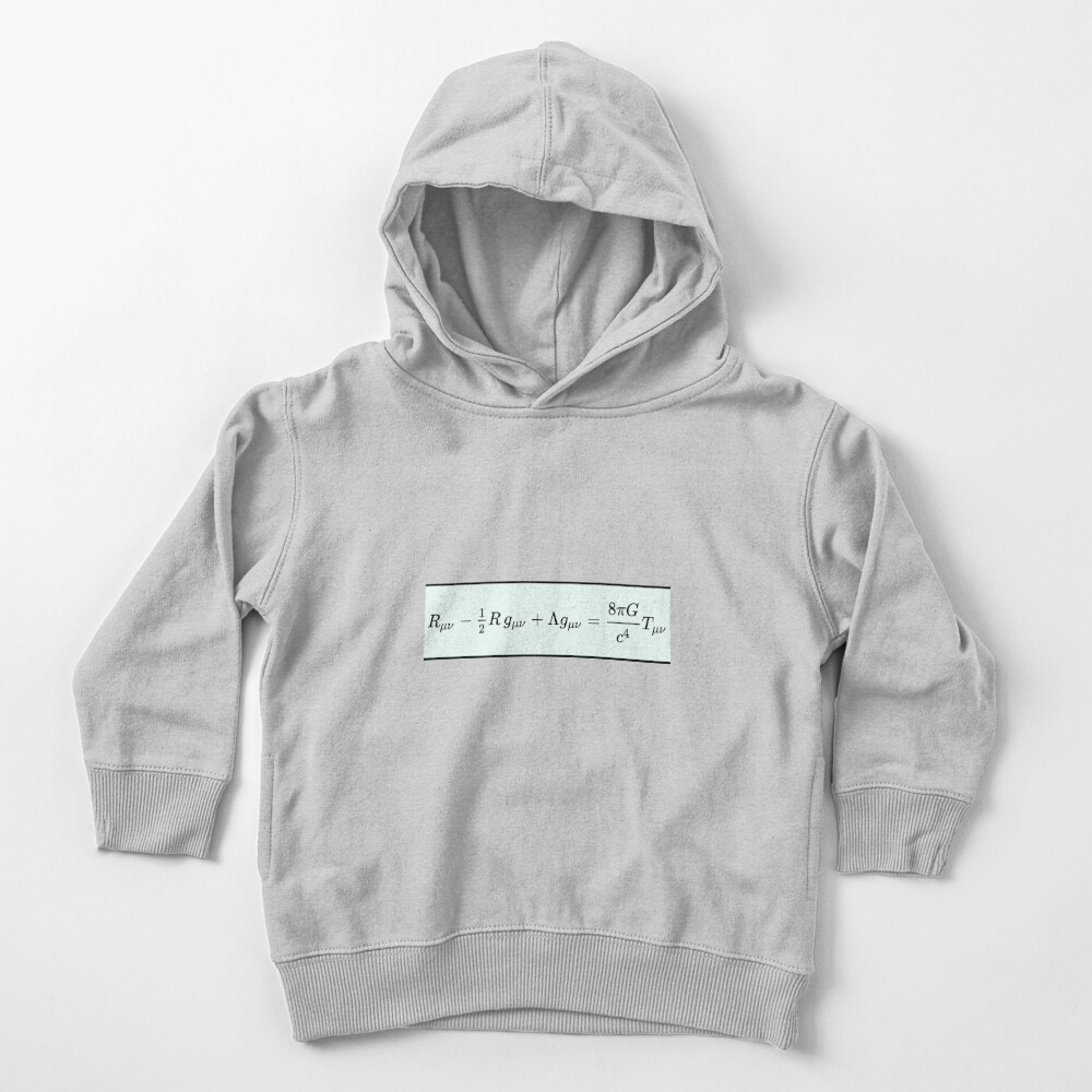 Einstein Field Equations, ssrco,toddler_hoodie,youth,heather_grey,flatlay_front,square,1000x1000-bg,f8f8f8