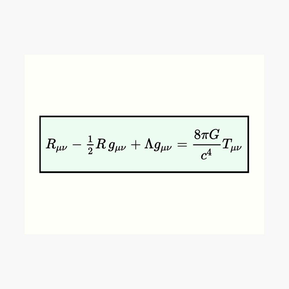 Einstein Field Equations, aps,840x830,small,transparent-pad,1000x1000,f8f8f8