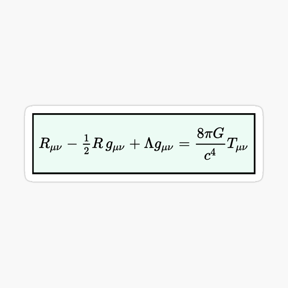 Einstein Field Equations, st,small,845x845-pad,1000x1000,f8f8f8