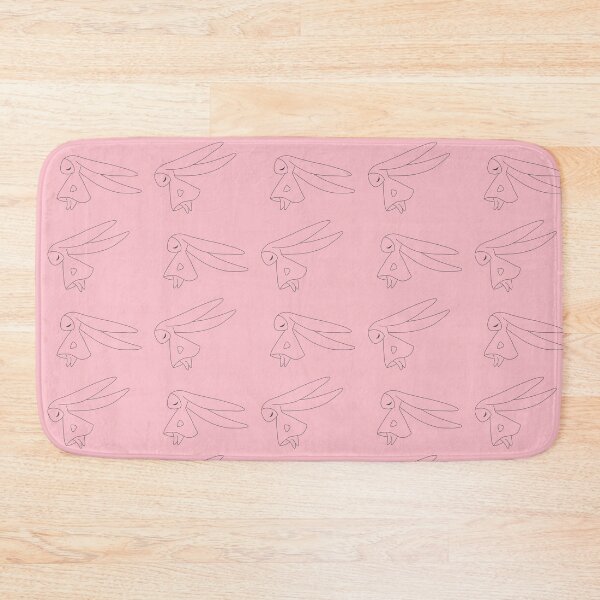 Item preview, chobits the town with no people manga/anime kawaii cute pink twin bunnies  designed and sold by pink-milk.