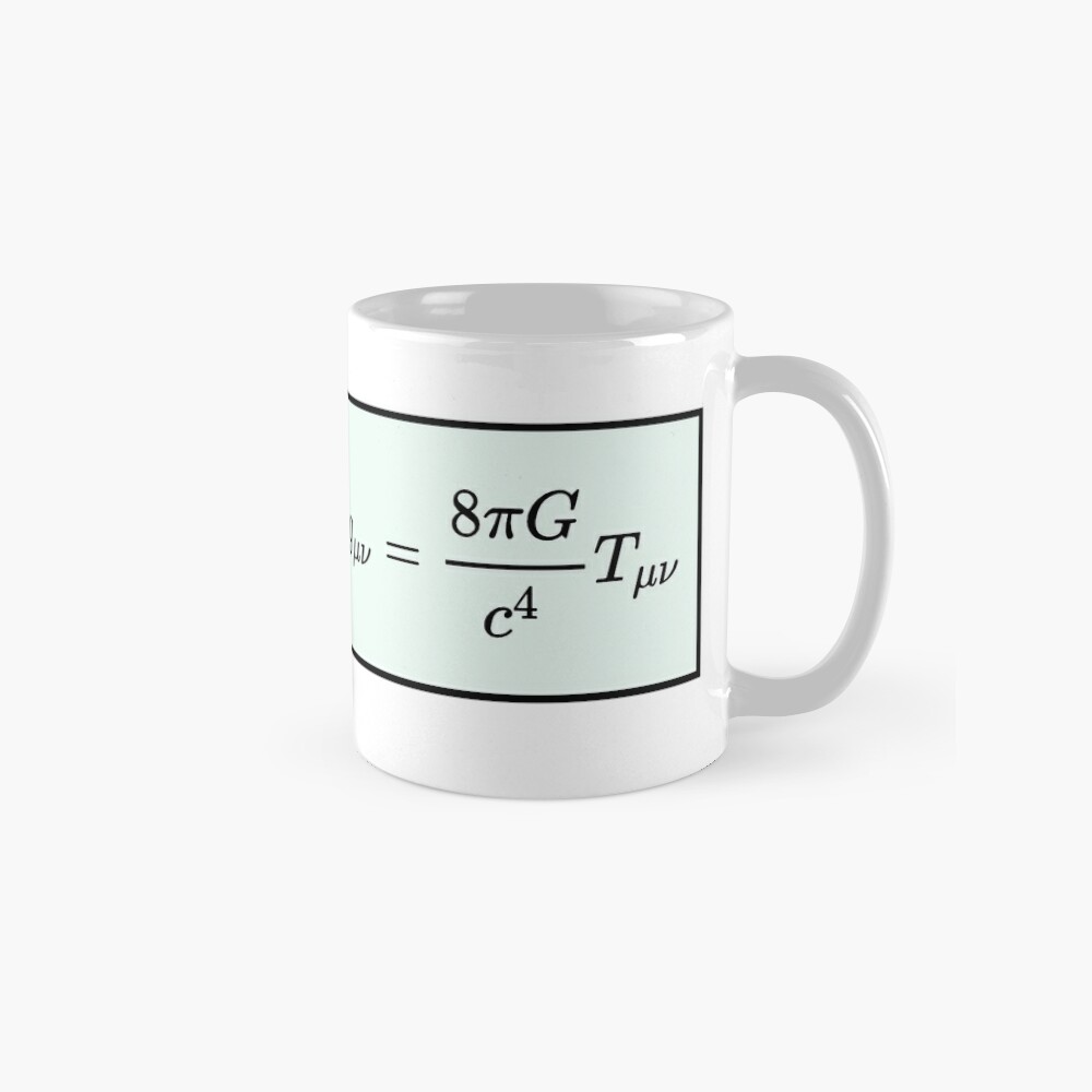 Einstein Field Equations, mug,standard,x1000,right-pad,1000x1000,f8f8f8