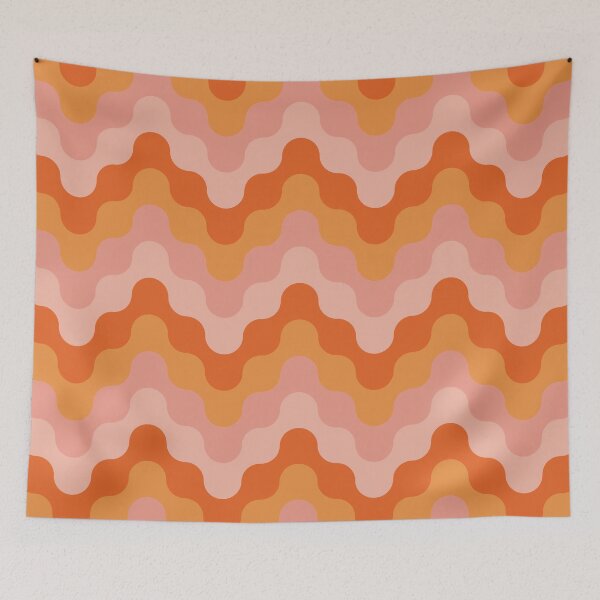 Item preview, Colored zigzags (pink and orange) designed and sold by lents.