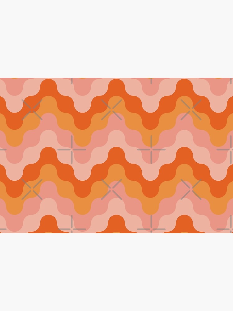 Colored zigzags (pink and orange) by lents
