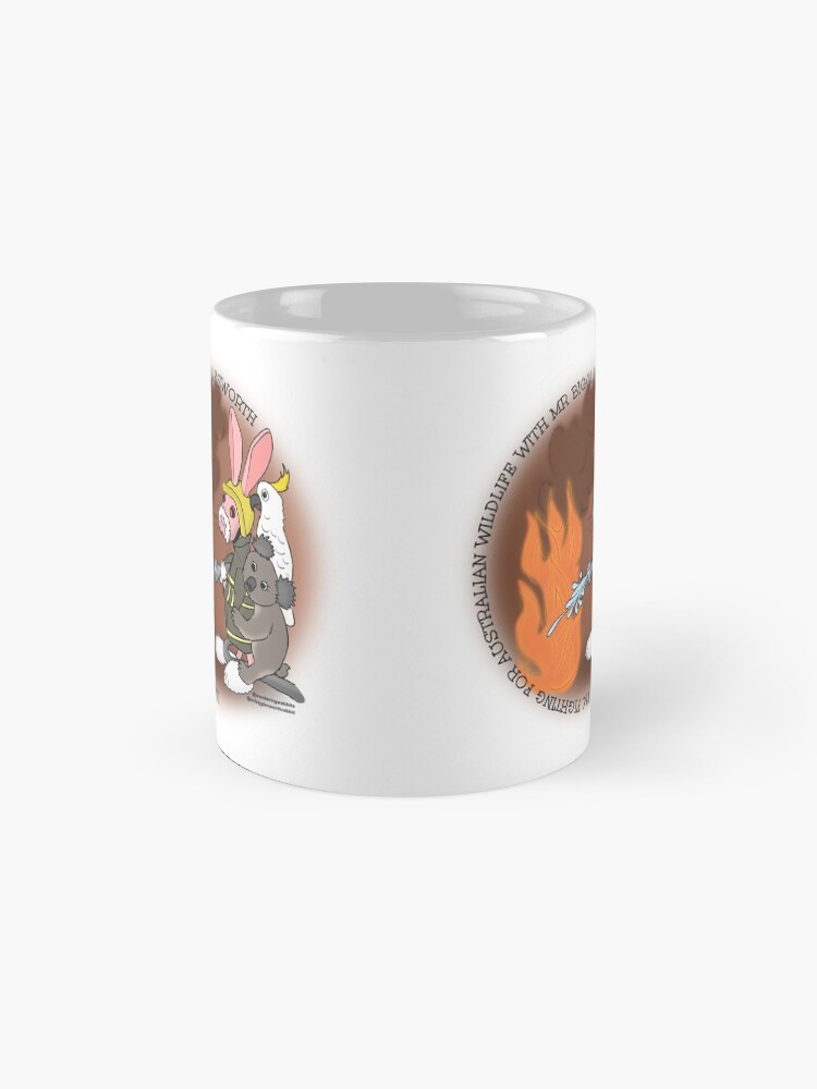 Alternate view of Mr Bigglesworth - Helping the Australian Wildlife in the Bushfires Mug