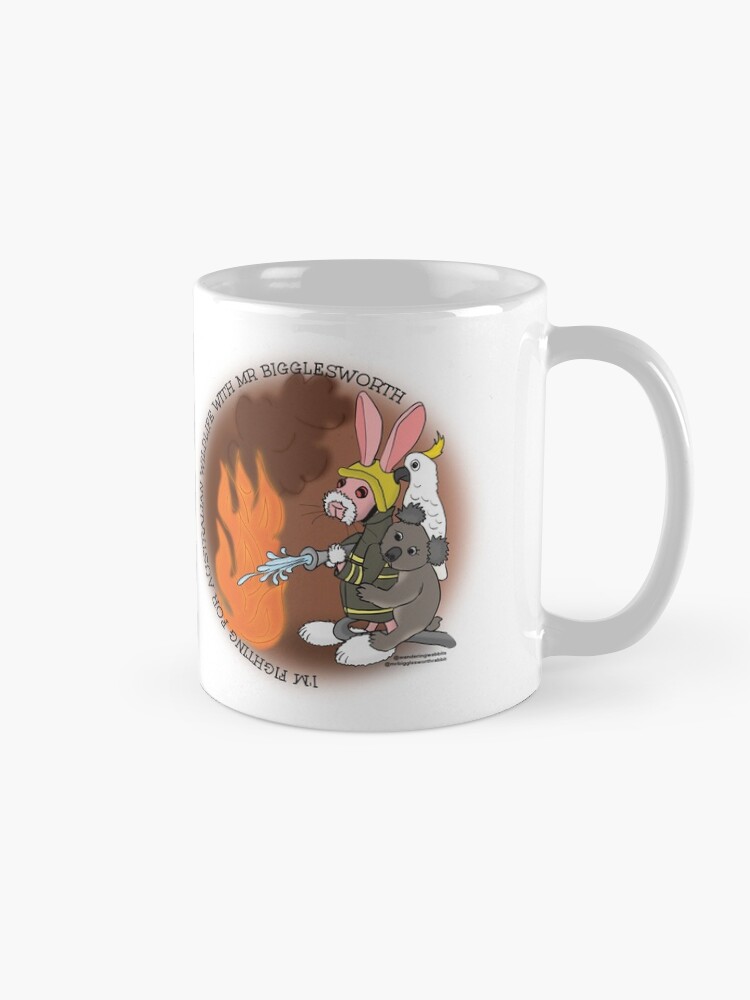 Alternate view of Mr Bigglesworth - Helping the Australian Wildlife in the Bushfires Mug