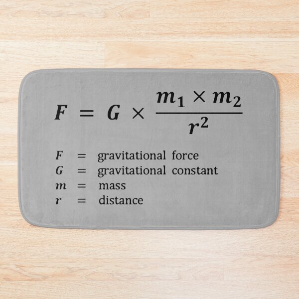 Item preview, Formula, gravitational force designed and sold by RosArt100.